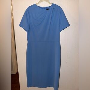 Maggy London Sky Blue Midi Dress
